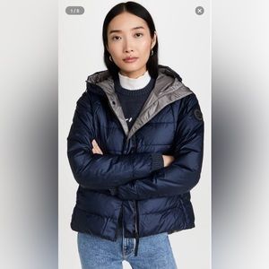 NWT Canada Goose Mackay Reversible Jacket Atlantic Navy/Willow Grey
